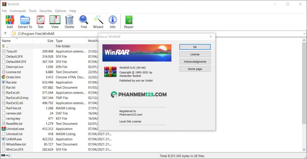 Download WinRAR 6.02 Full Key bản quyền 2021
