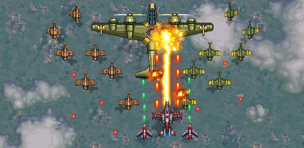 1945 Air Force mod apk screenshot