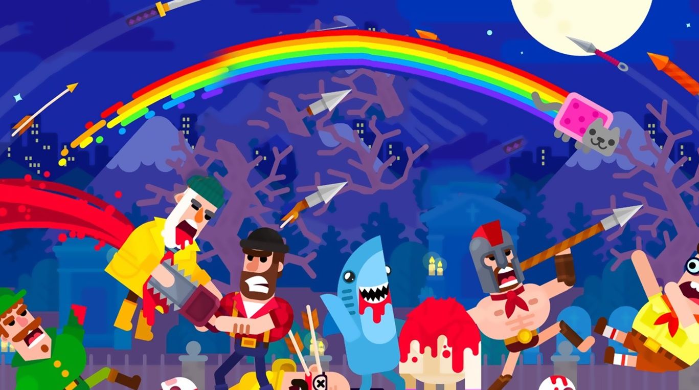 Bowmasters mod apk screenshot