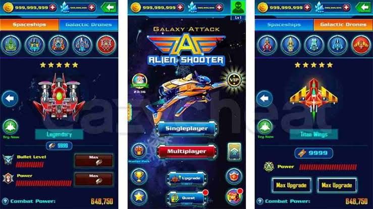 Galaxy Attack: Alien Shooter mod apk screenshot