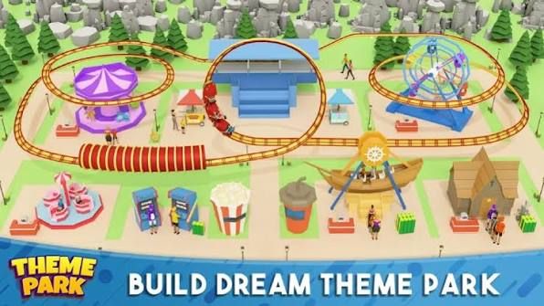 Idle Theme Park Tycoon mod apk screenshot