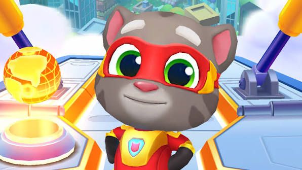 Talking Tom Hero Dash mod apk screenshot