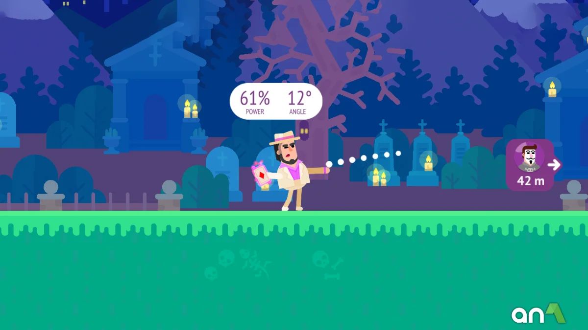 Bowmasters mod apk screenshot