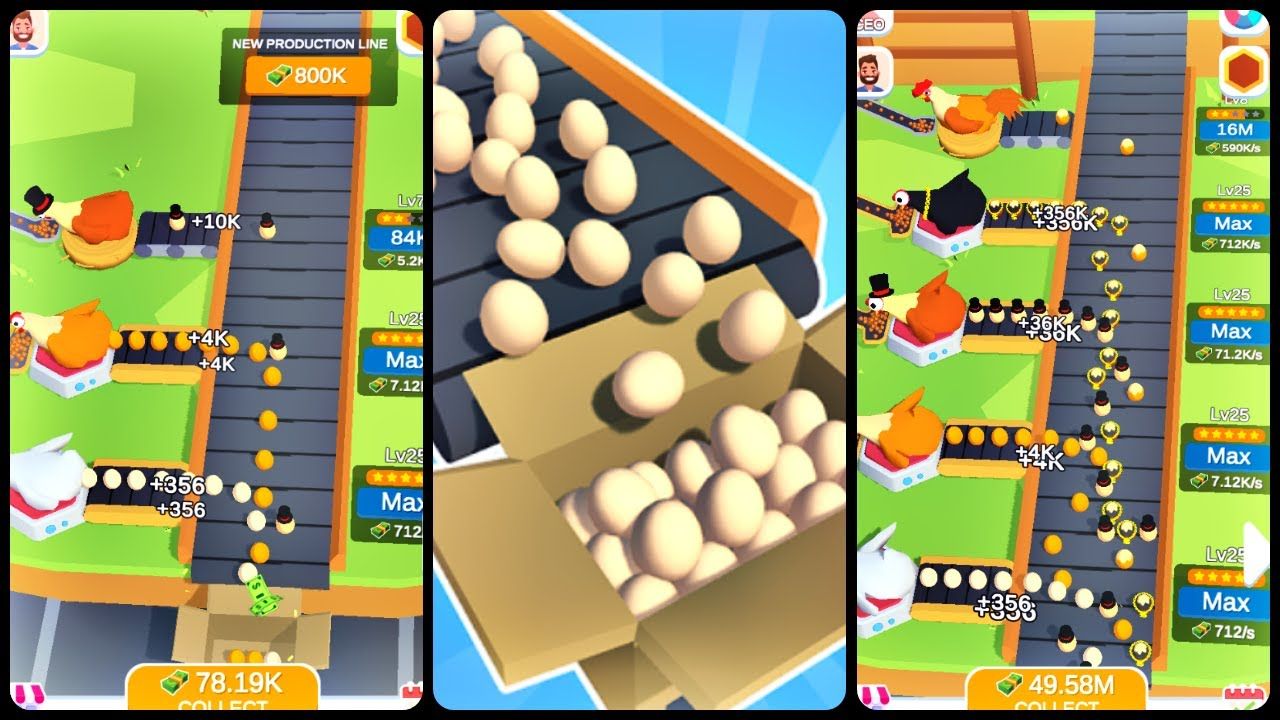 Idle Egg Factory mod apk screenshot