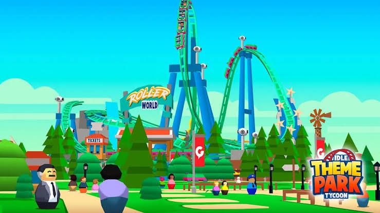 Idle Theme Park Tycoon mod apk screenshot
