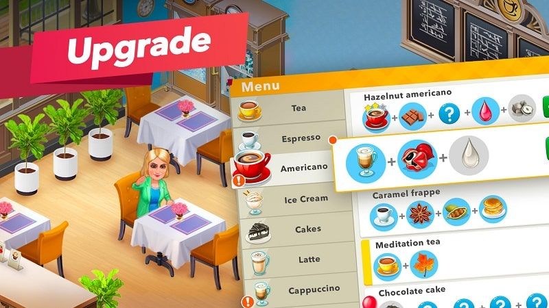 My Cafe mod apk screenshot