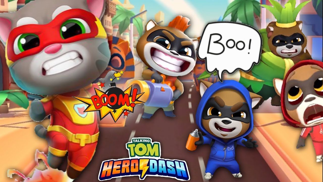 Talking Tom Hero Dash mod apk screenshot
