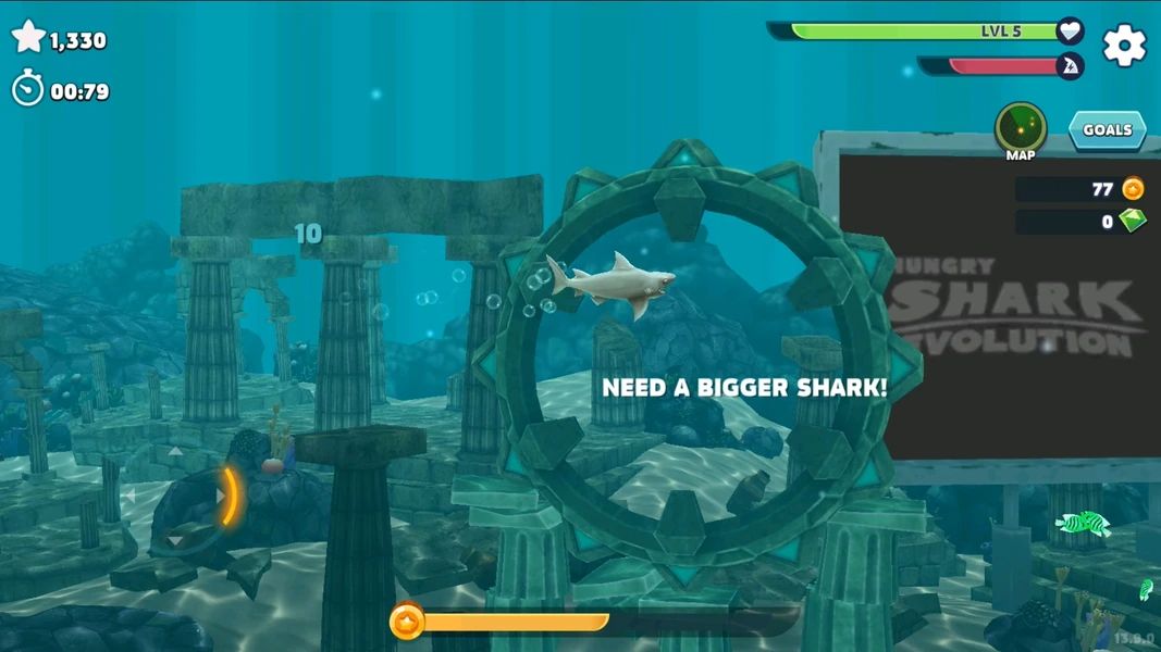 Hungry Shark Evolution mod apk screenshot