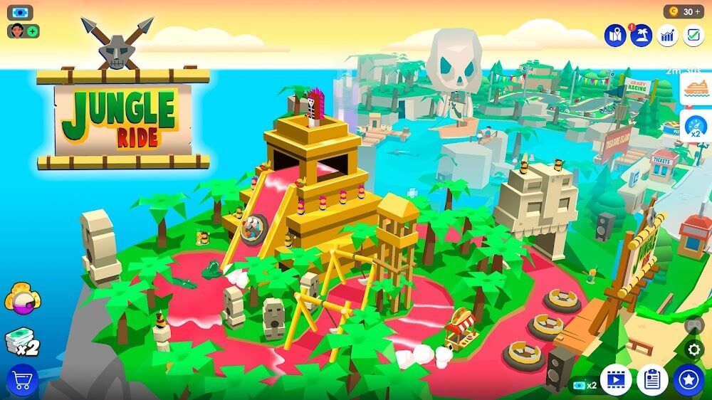Idle Theme Park Tycoon mod apk screenshot