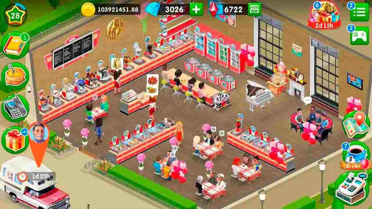 My Cafe mod apk screenshot