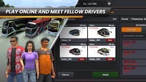 Bus Simulator Indonesia mod apk screenshot