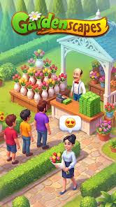 Gardenscapes mod apk screenshot