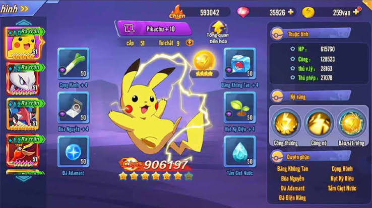 Đánh giá Pokemon Đại Chiến MOD (Vô Hạn Tiền, Kim Cương) 65.0.0 APK tai game Pokemon Đại Chiến mod apk