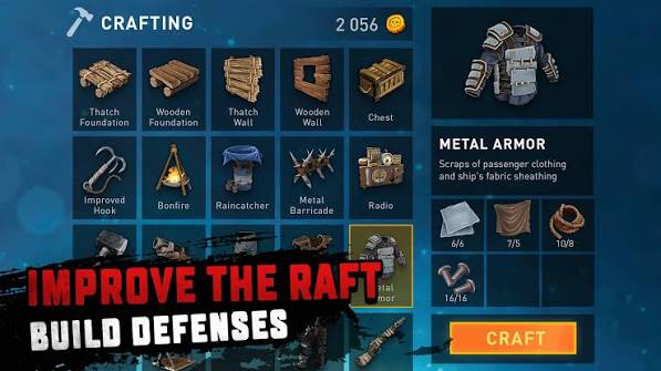Đánh Giá Raft Survival: Ocean Nomad MOD 2.9.4 - Menu, Vô Hạn Tiền, Mua Sắm miễn phí tai game Raft Survival Ocean Nomad mod apk