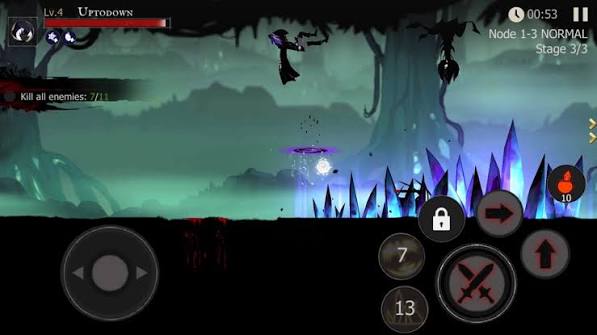 Đánh giá Shadow of Death MOD (Vô Hạn Tiền, Pha Lê) 1.111.0.5 APK tai game Shadow of Death mod apk
