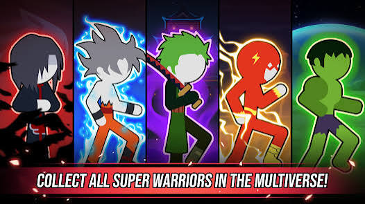 Super Stickman Dragon Warriors mod apk screenshot