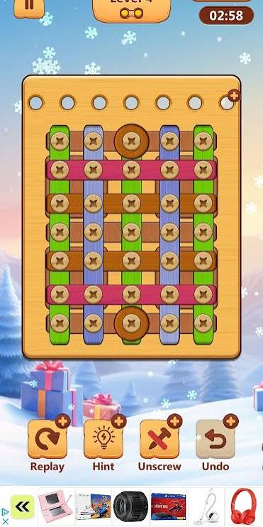 Đánh Giá Wood Nuts & Bolts Puzzle MOD 13.8 - (Vô Hạn Tiền, Vô Hạn Vé Bạc) tai game Wood Nuts & Bolts Puzzle mod apk