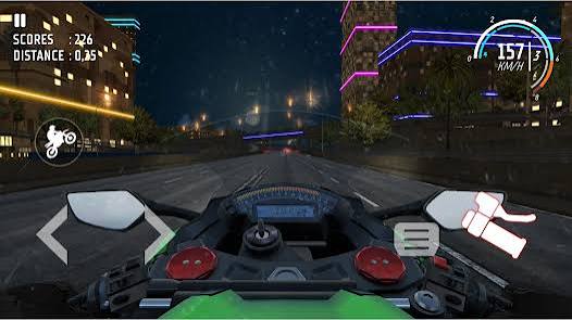 Ultimate Traffic Bike Driving mod apk screenshot