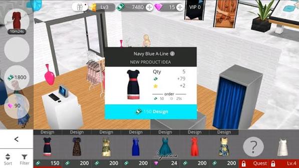 Fashion Empire mod apk screenshot