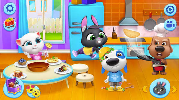 My Talking Tom Friends mod apk screenshot
